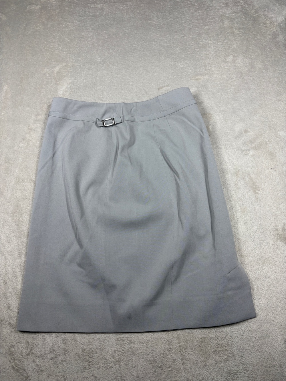 TSE Grey Wool Blend A Line Preppy Mini Skirt Size 2